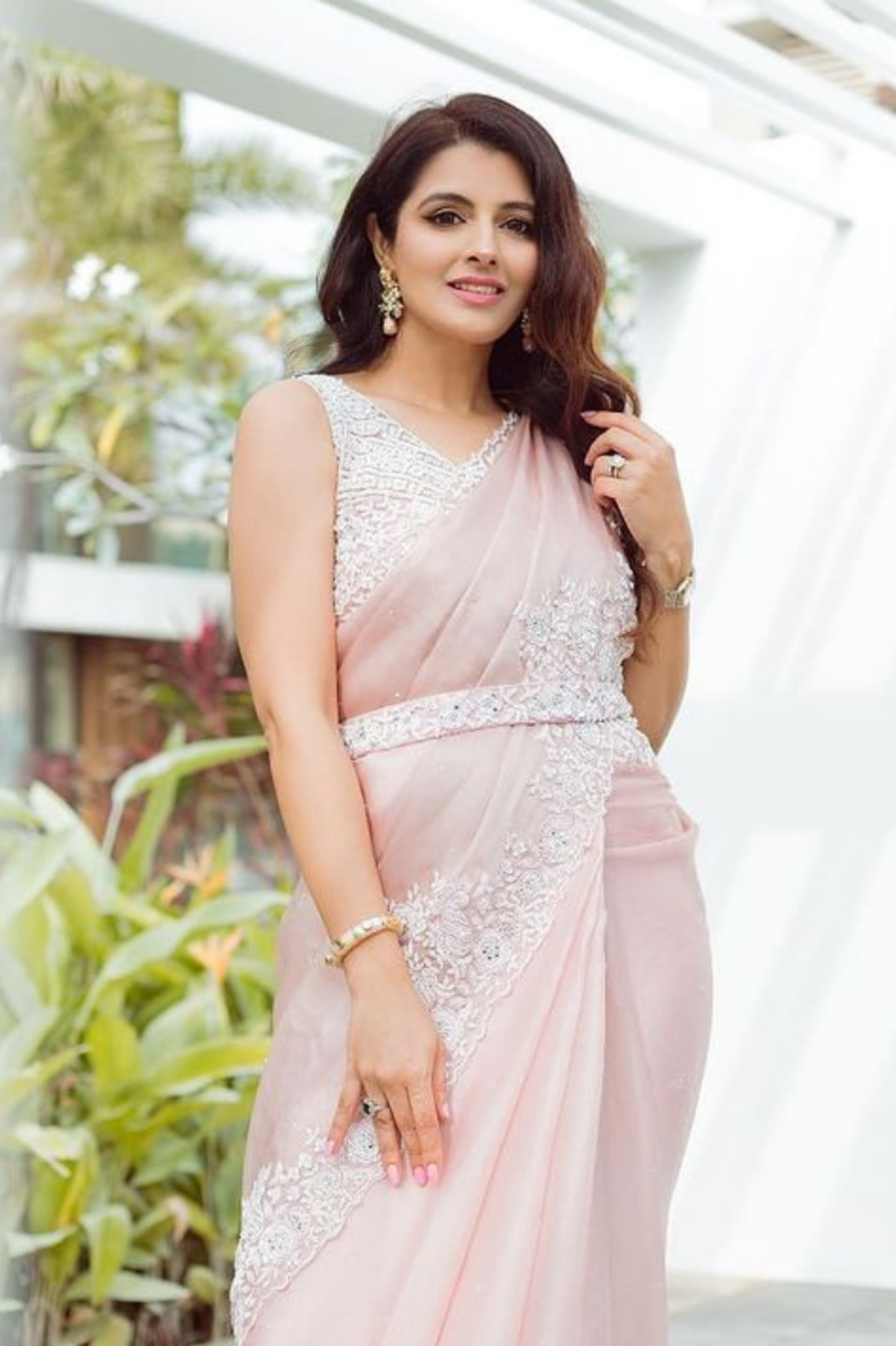 Athena in blush pink