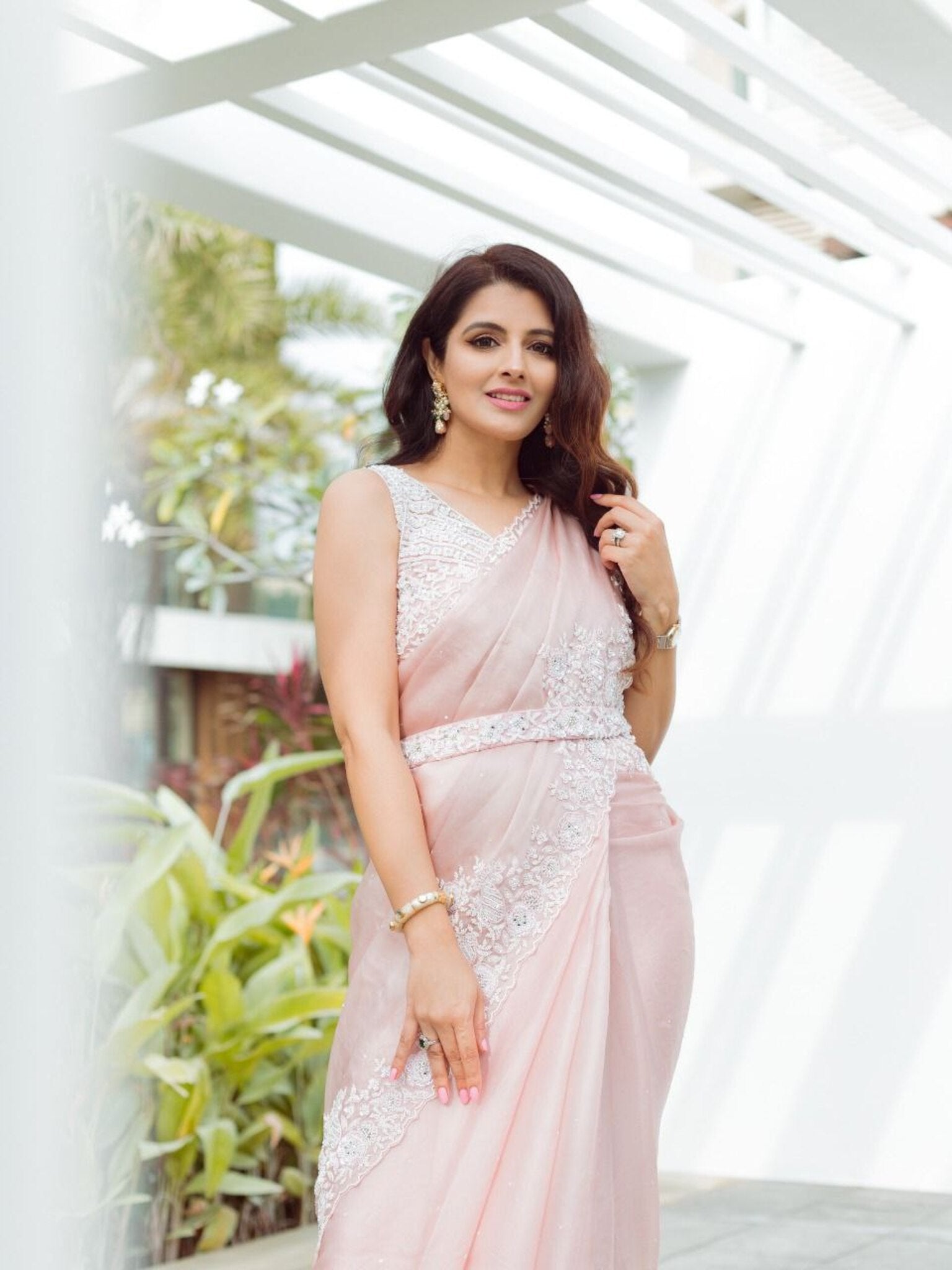 Athena in blush pink