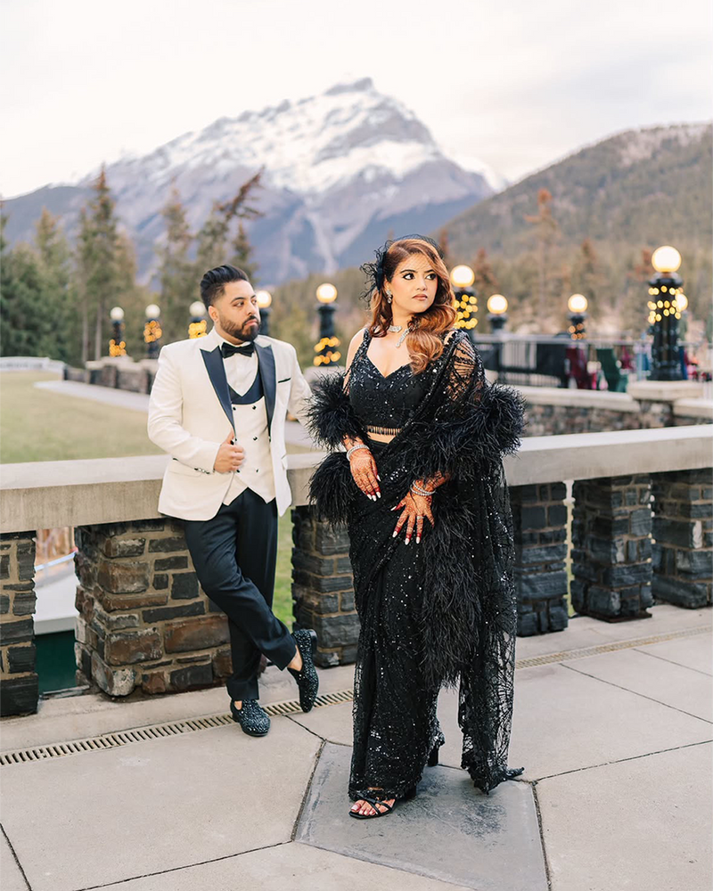 Anu Upadhyay wearing the Falak