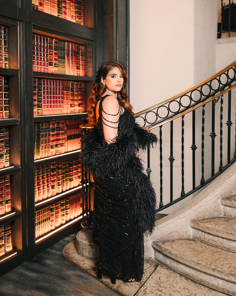 Anu Upadhyay wearing the Falak