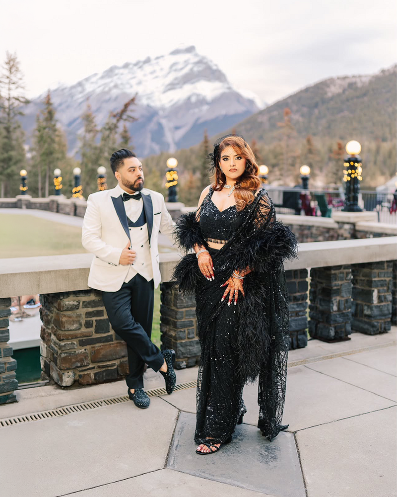 Anu Upadhyay wearing the Falak