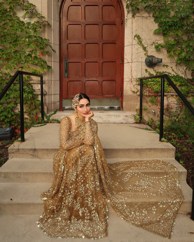 Ayesha Sukhera wearing the Maristela