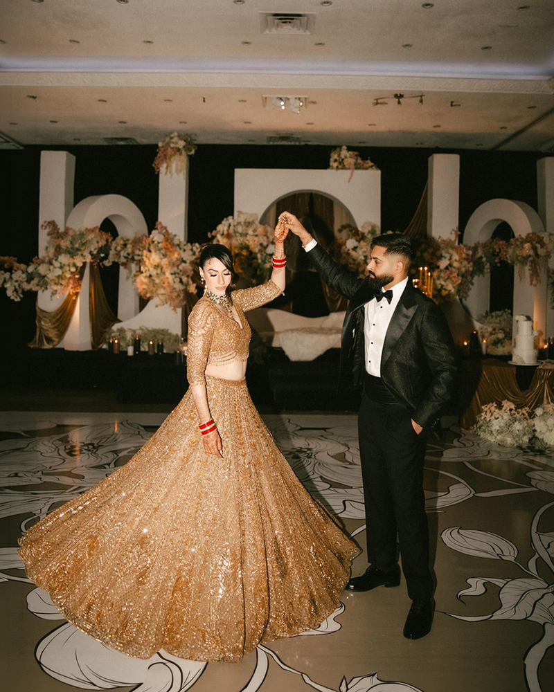 Bhavneet Sandhu wearing the Maliha