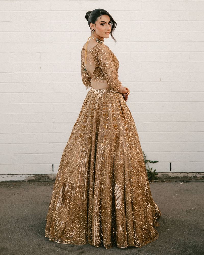 Bhavneet Sandhu wearing the Maliha