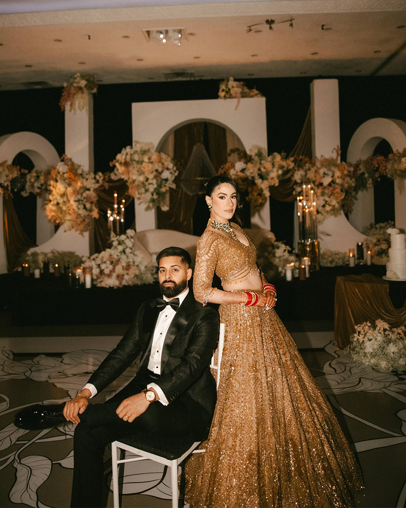 Bhavneet Sandhu wearing the Maliha