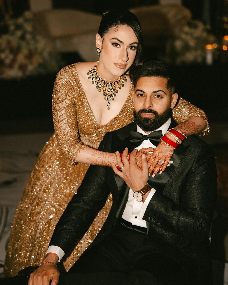 Bhavneet Sandhu wearing the Maliha
