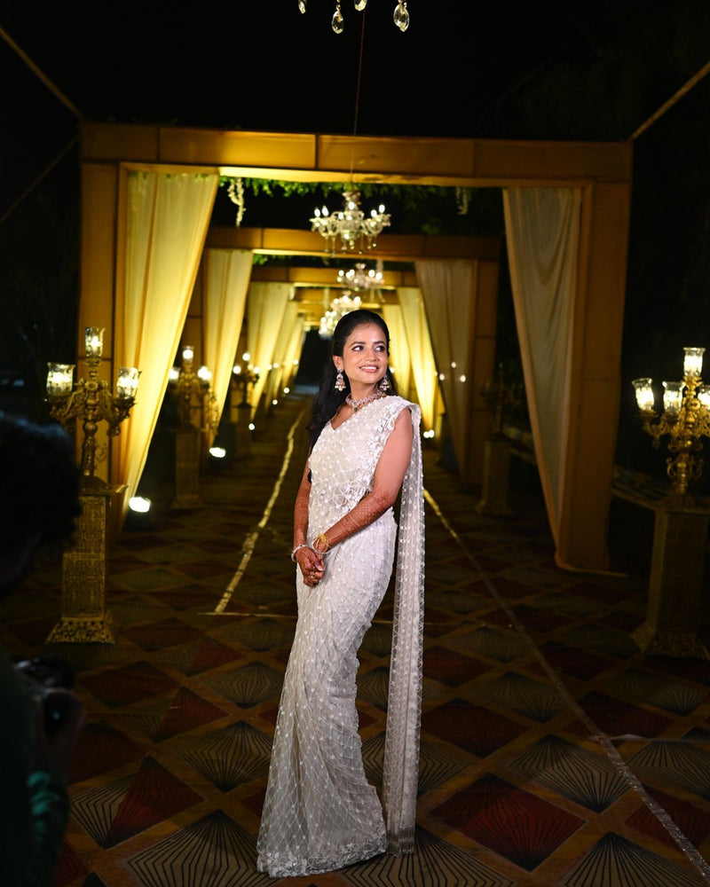 Chandralekha Kesireddy wearing the Ruhma