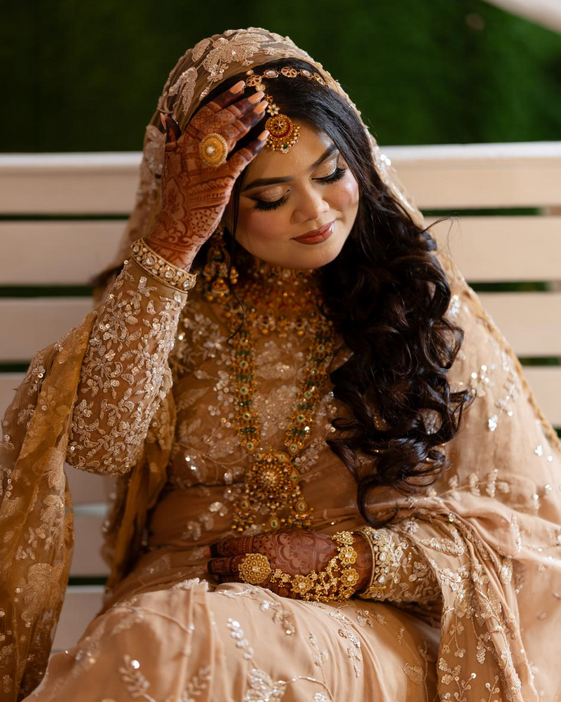Farhin Ali wearing the Malaika