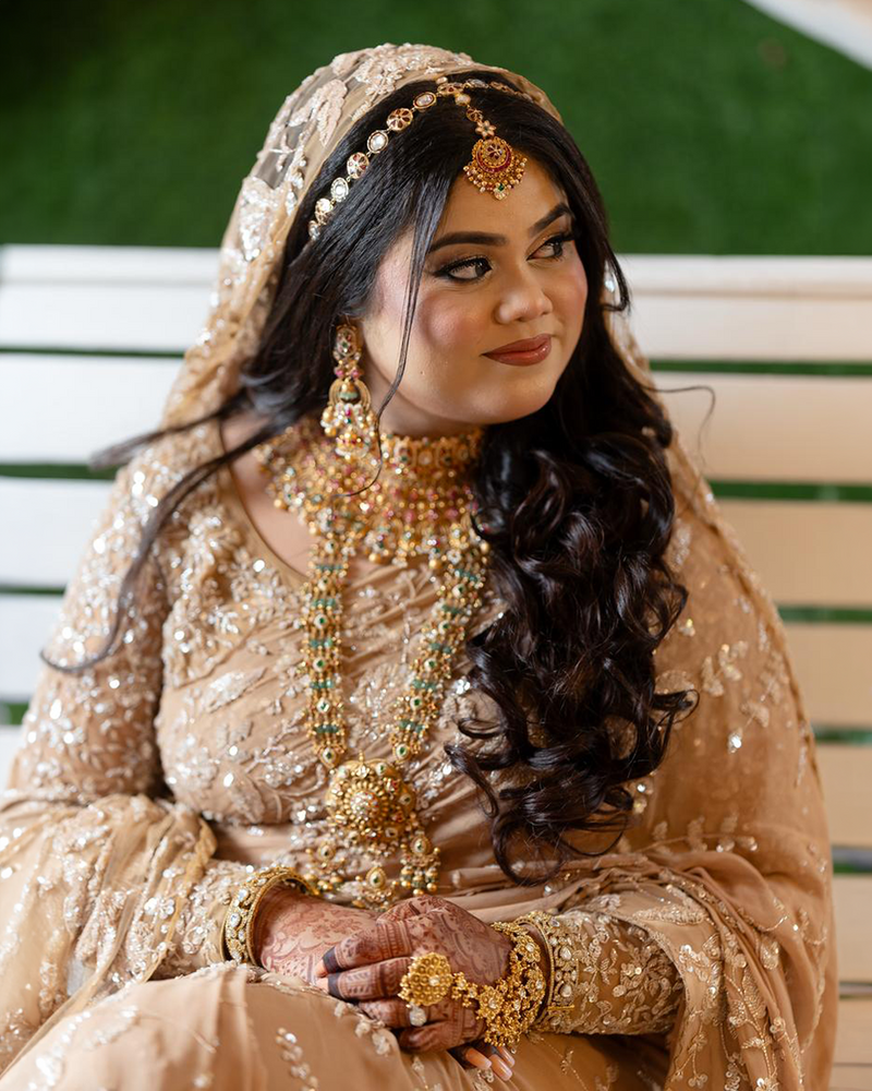 Farhin Ali wearing the Malaika