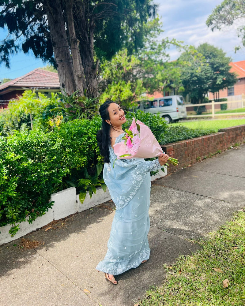 Jeena Gurung wearing the Skyla