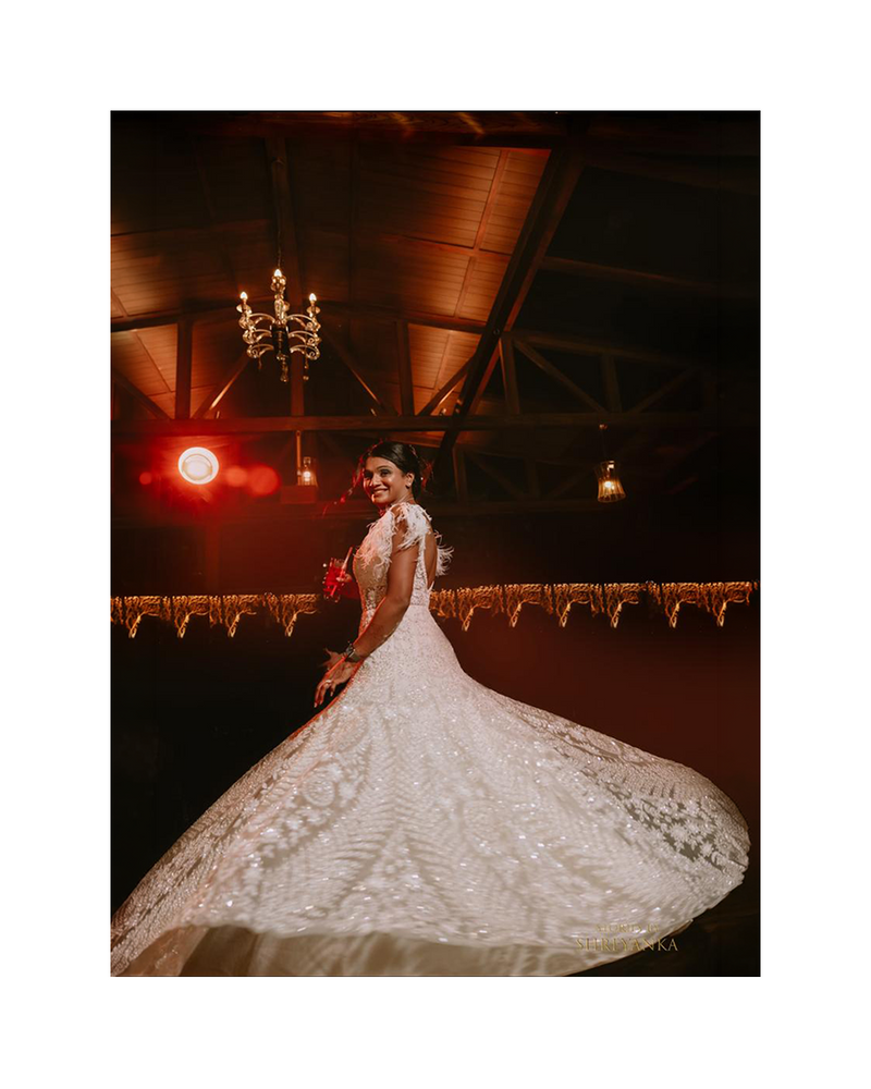Kavitha Rudrappa wearing the Flora