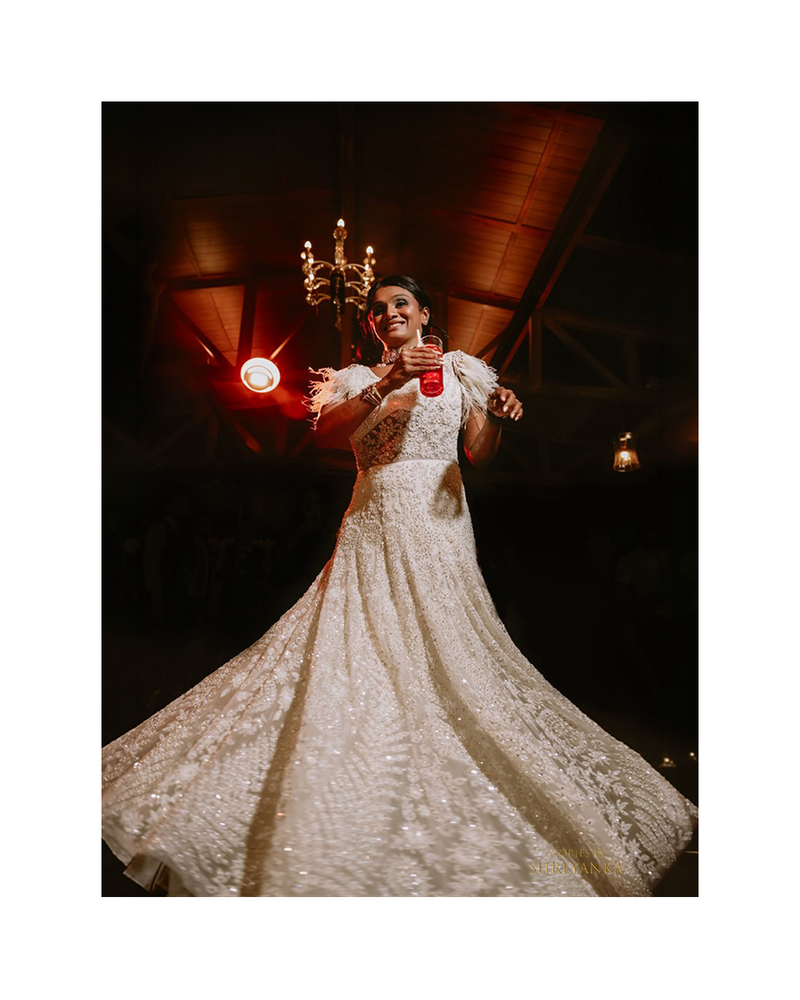 Kavitha Rudrappa wearing the Flora