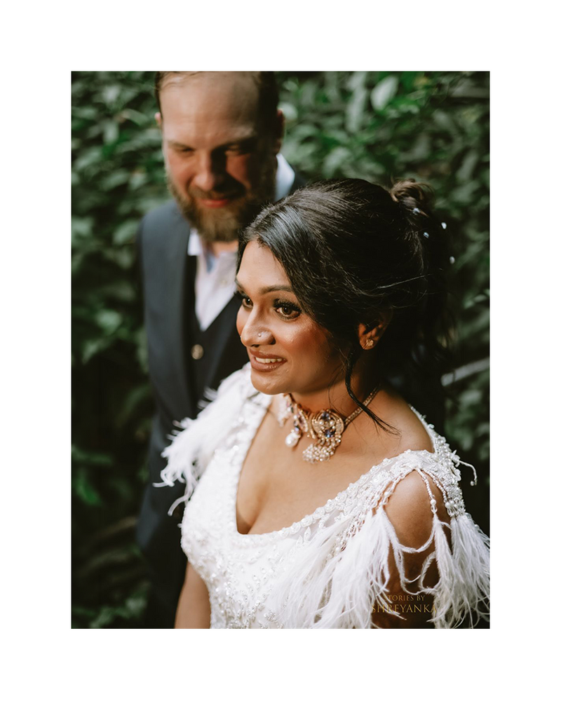 Kavitha Rudrappa wearing the Flora