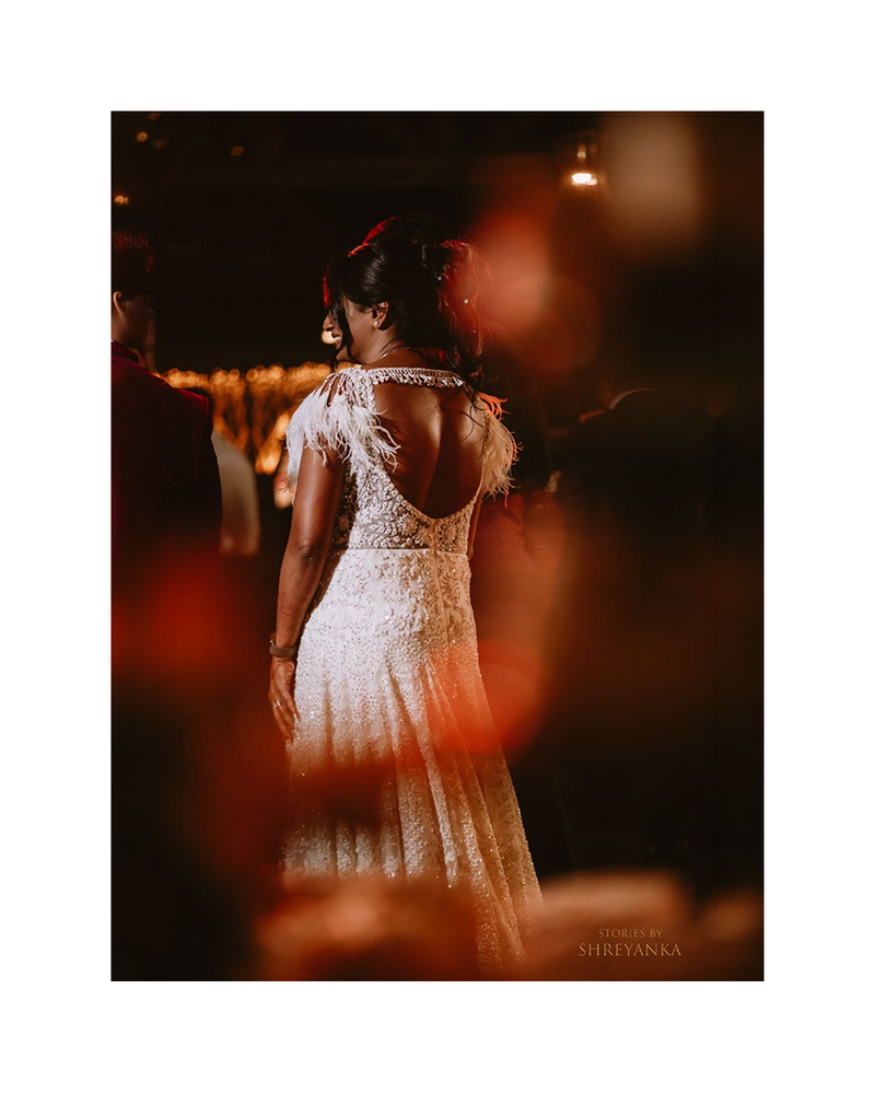 Kavitha Rudrappa wearing the Flora