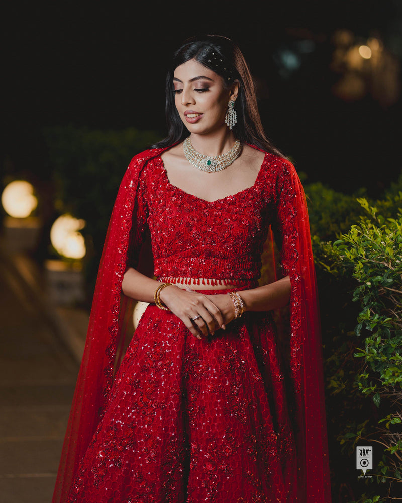 Lekha Maganti wearing the Nargis