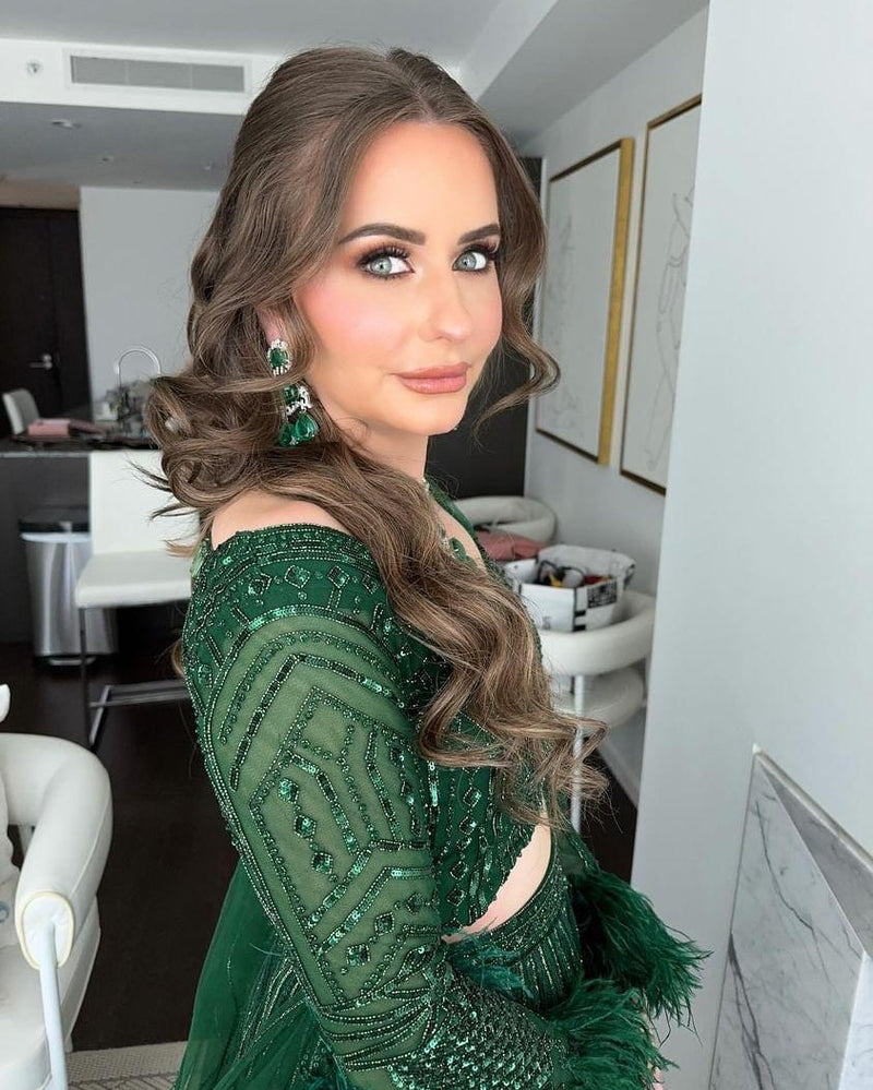 Michelle Rose wearing the Sahiba
