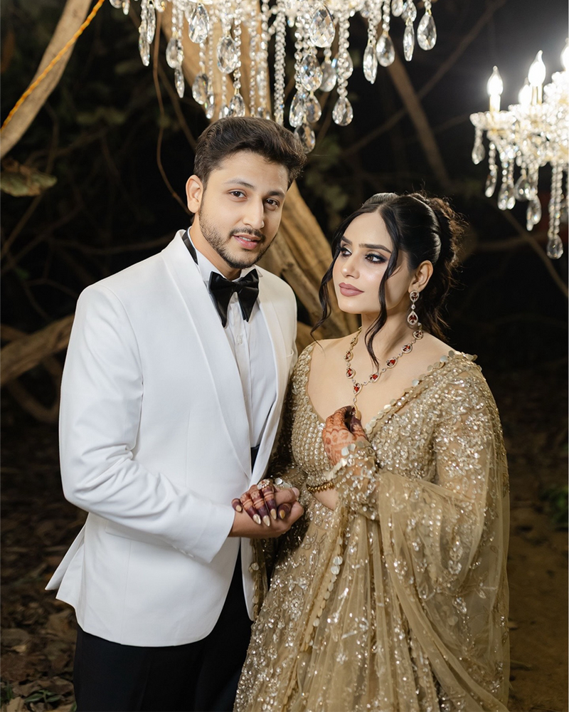 Nikita Pandey wearing the Farida