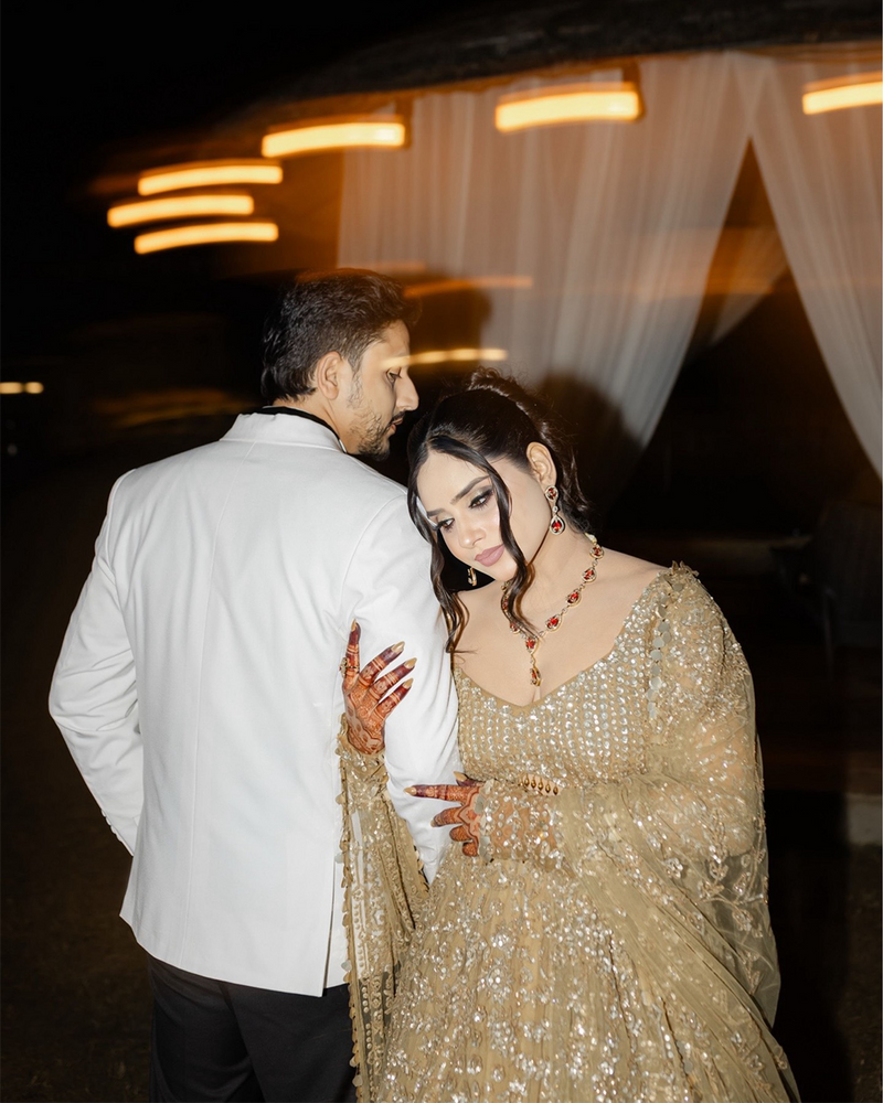 Nikita Pandey wearing the Farida