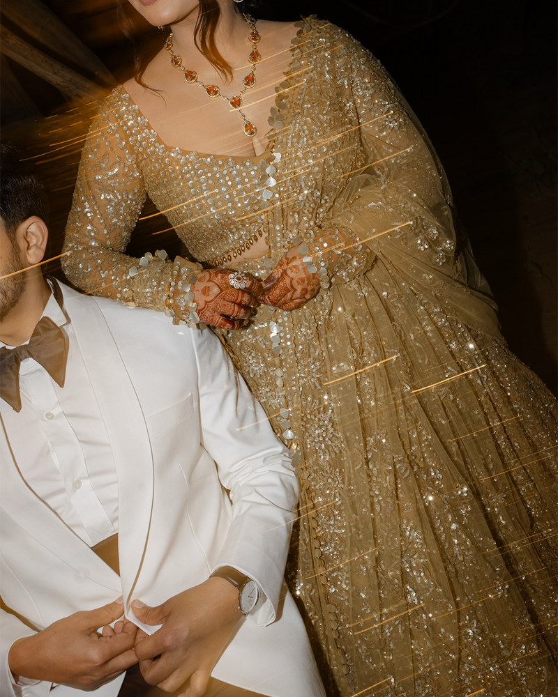 Nikita Pandey wearing the Farida