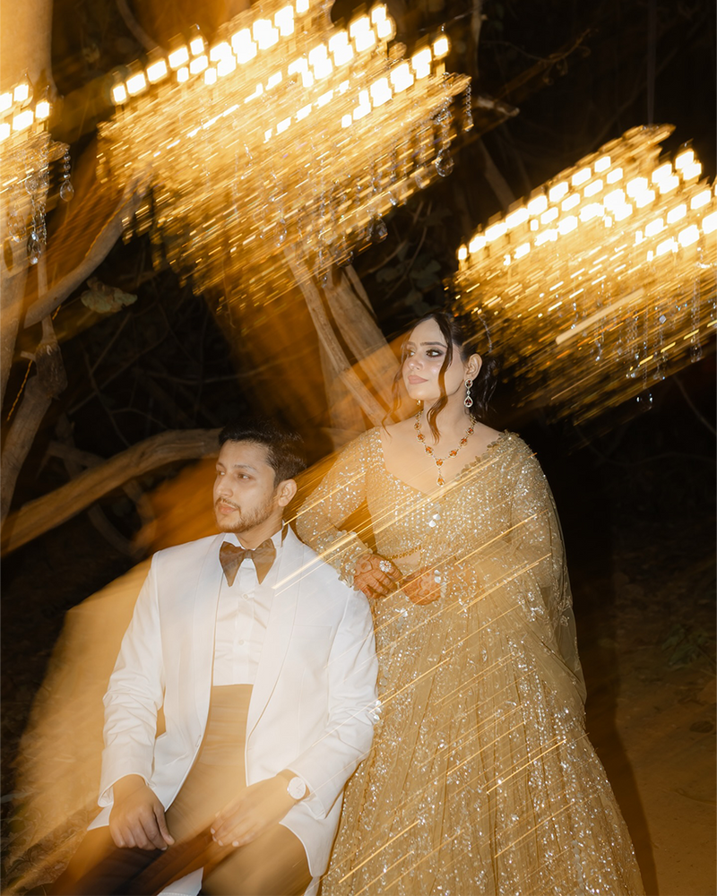 Nikita Pandey wearing the Farida