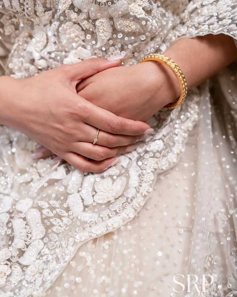 Pearl A Prabal wearing the Aurelia