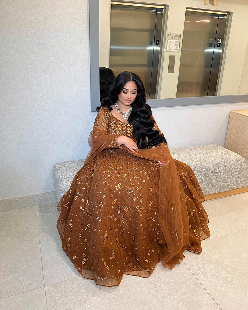 Shahzadi Siddique wearing the Brisa