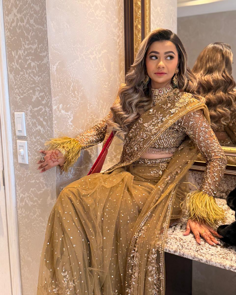 Shamima Majumder wearing the Thea