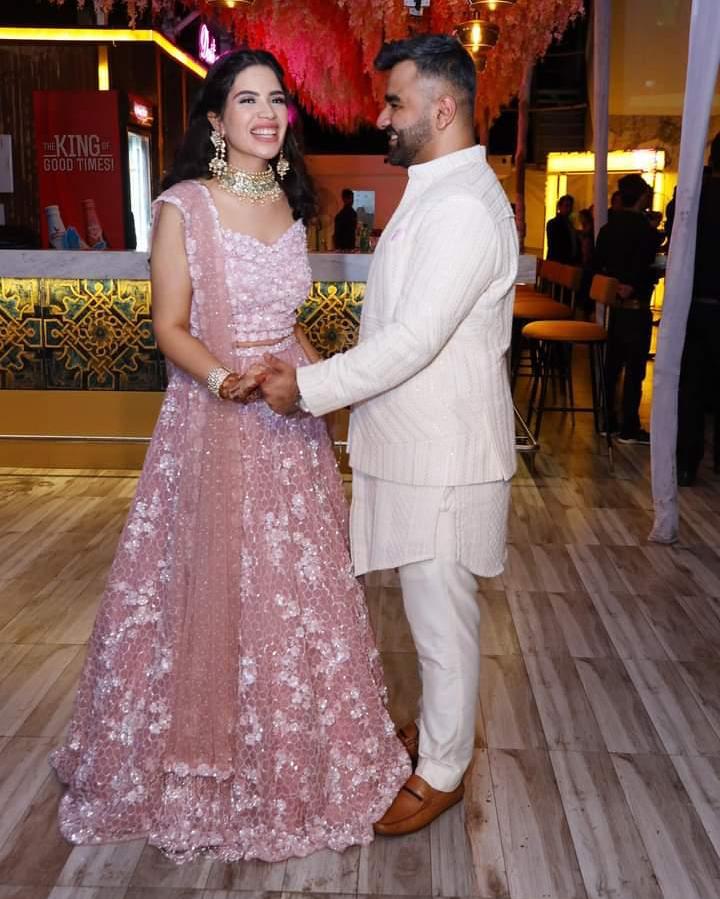 Tanisha Sainani wearing the Nargis