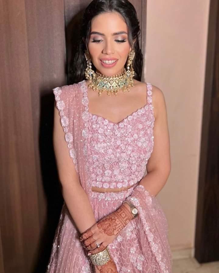 Tanisha Sainani wearing the Nargis