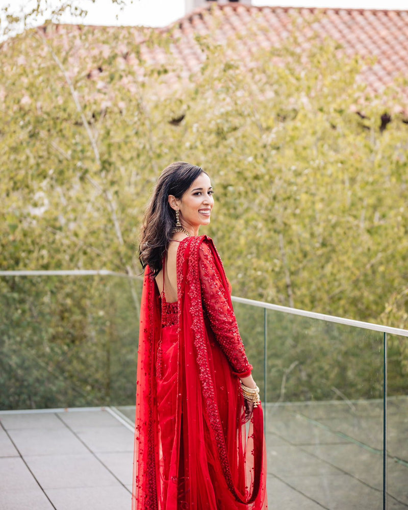 #RoujeBride wearing the Aafreen