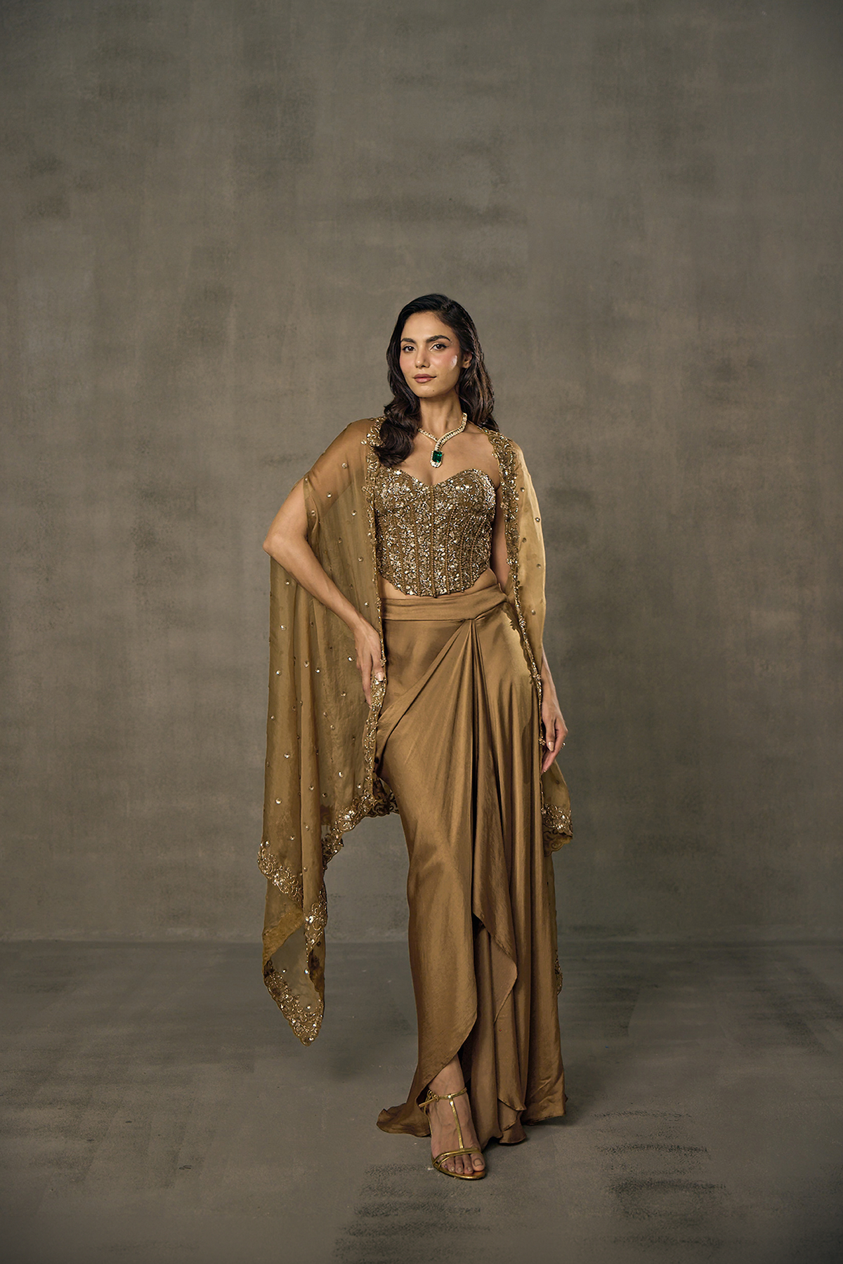 Clarissa Cape Set